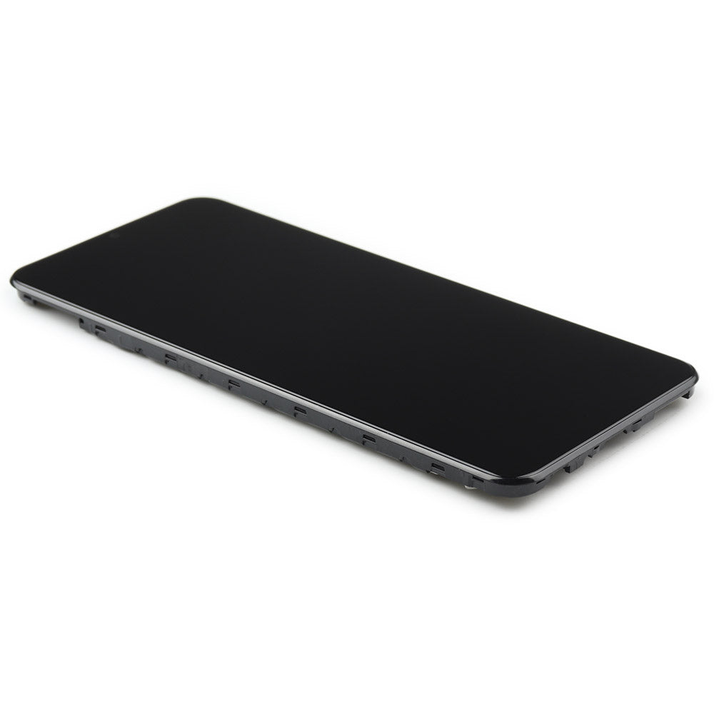 Skärm complete with housing Black för Samsung Galaxy A23 5G Service Pack