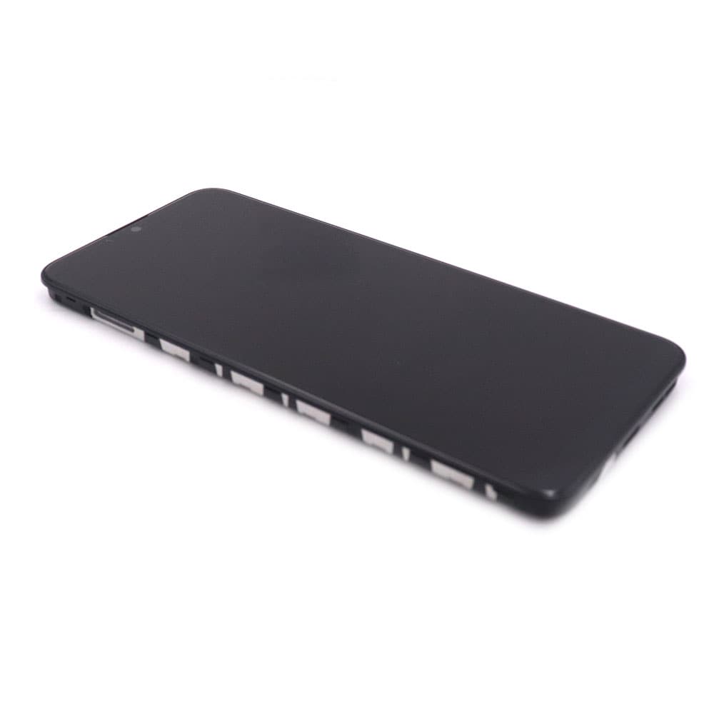 Skärm Complete with housing för Motorola Moto G30 Black Service Pack