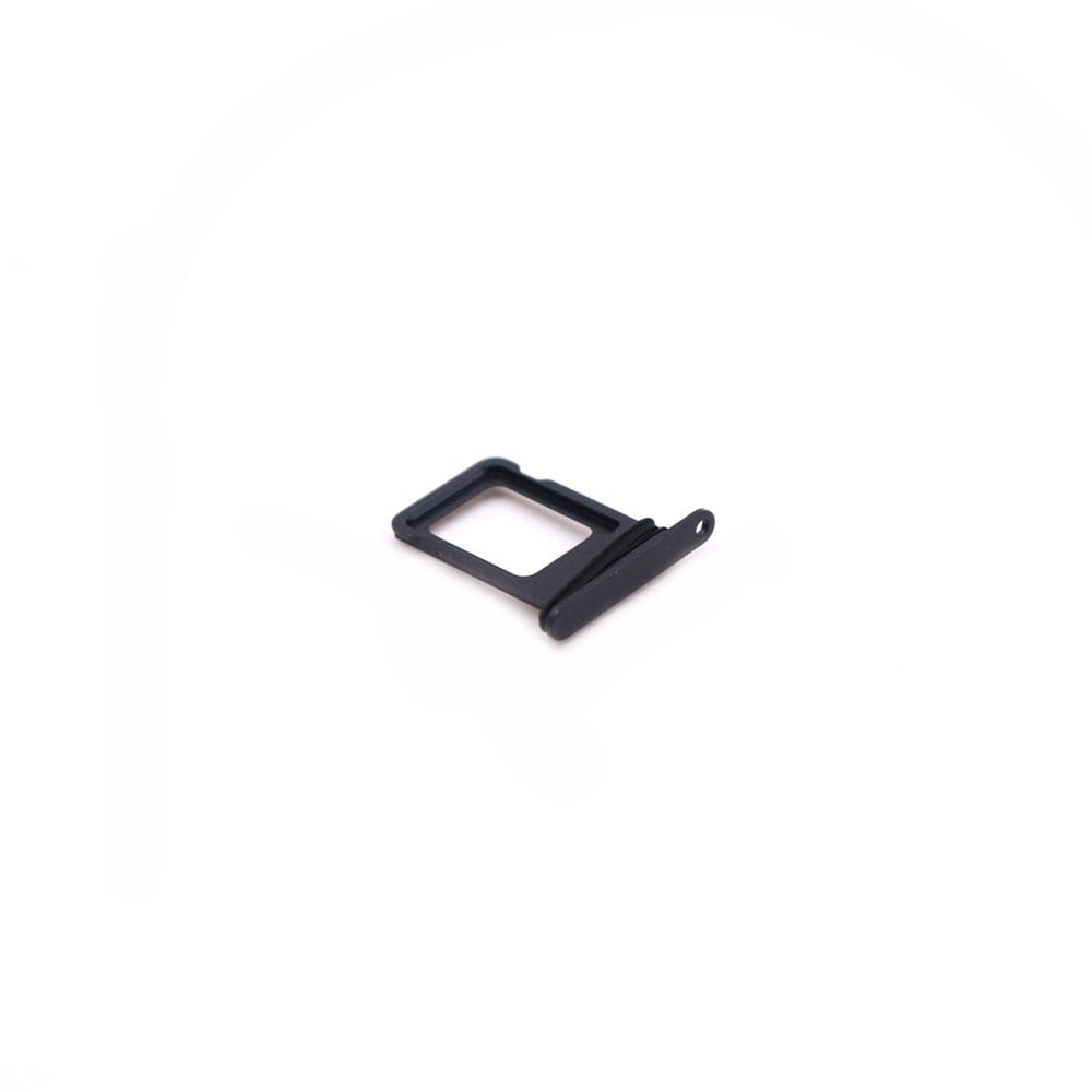 Dual Nano Sim Card Tray för iPhone 12 Black OEM-Equivalent