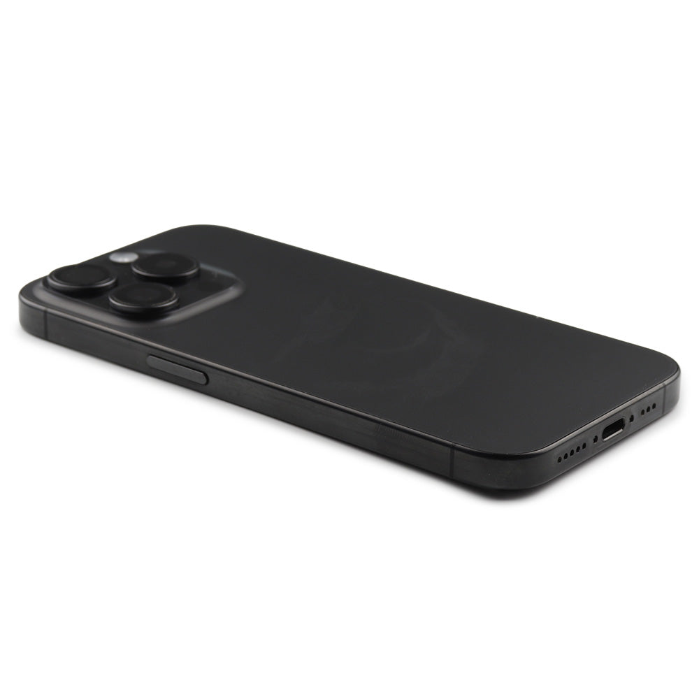 Rear Housing with small parts för iPhone 15 Pro (EU Version) Black Titanium Pulled B