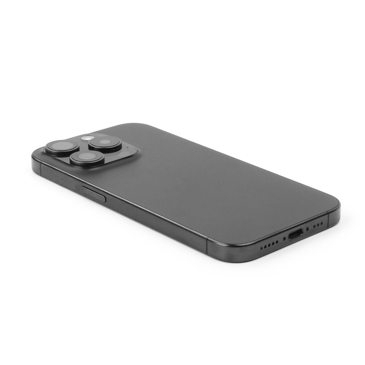 Rear Housing with small parts för iPhone 15 Pro (EU Version) Black Titanium Pulled C