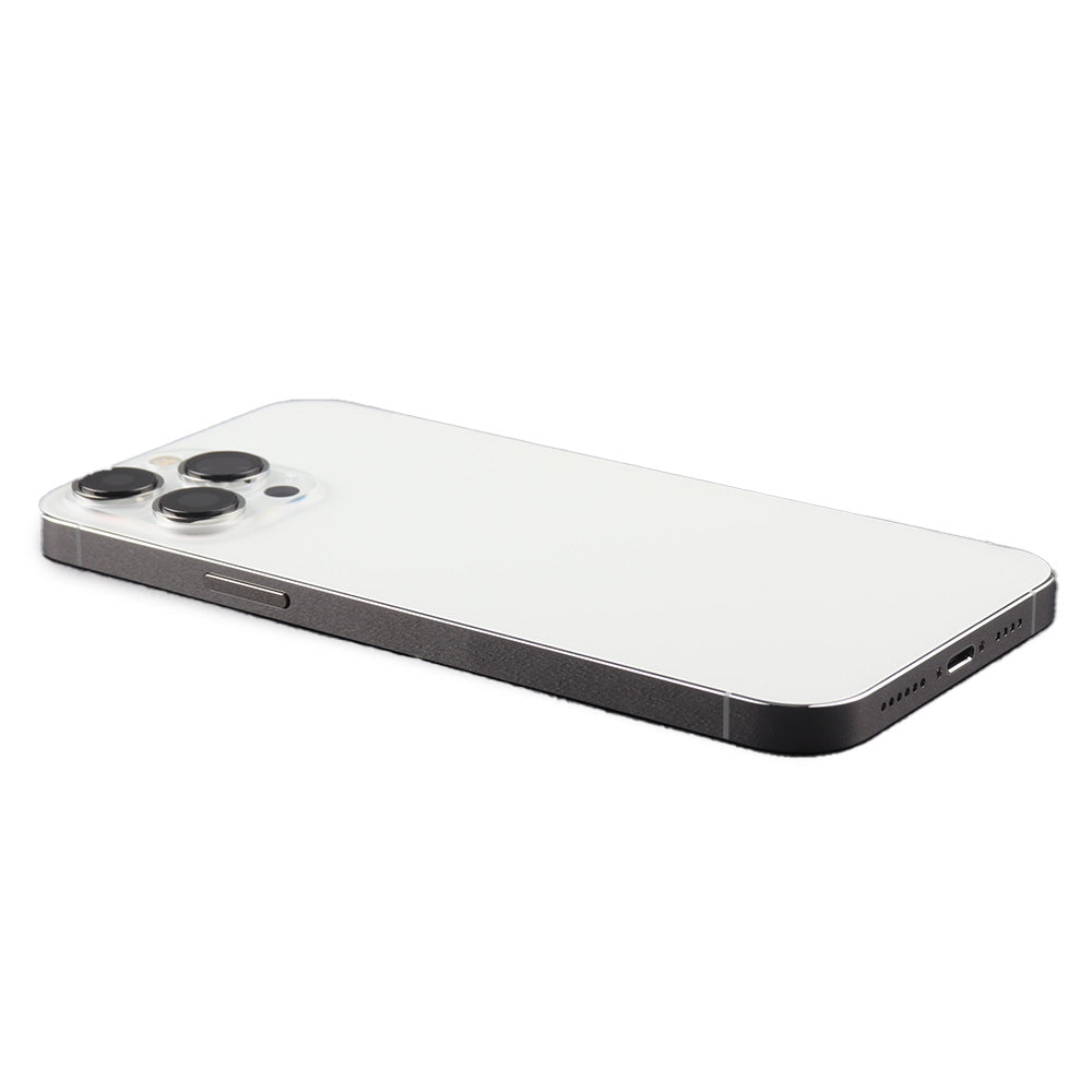 Rear Housing with small parts (EU Version) för iPhone 13 Pro Max Silver Refurbished