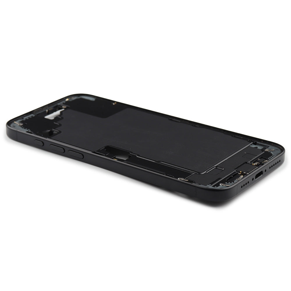 Middle Frame With Power And Volume Button (US Version) för iPhone 16 Plus Black Pulled