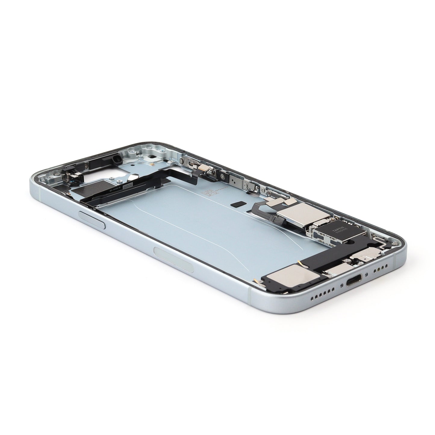 Middle Frame With Power And Volume Button för iPhone 15 Plus (US Version) Blue Titanium Pulled