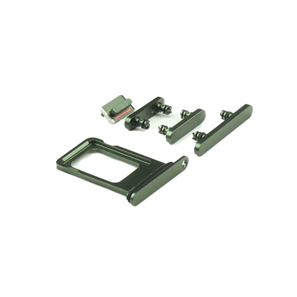 Housing Button Set för iPhone 13 Green OEM-Equivalent