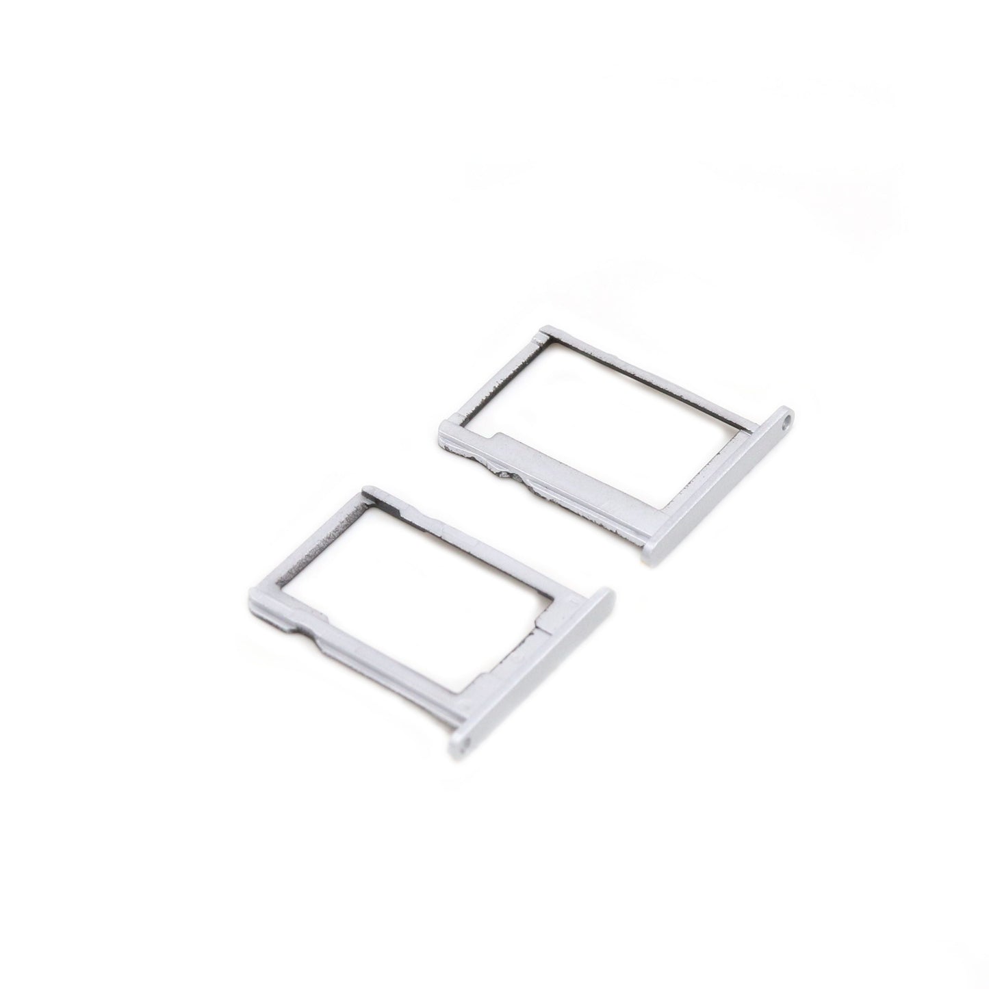Sim and SD Card Tray with Cover för Huawei G7 Silver OEM-Equivalent