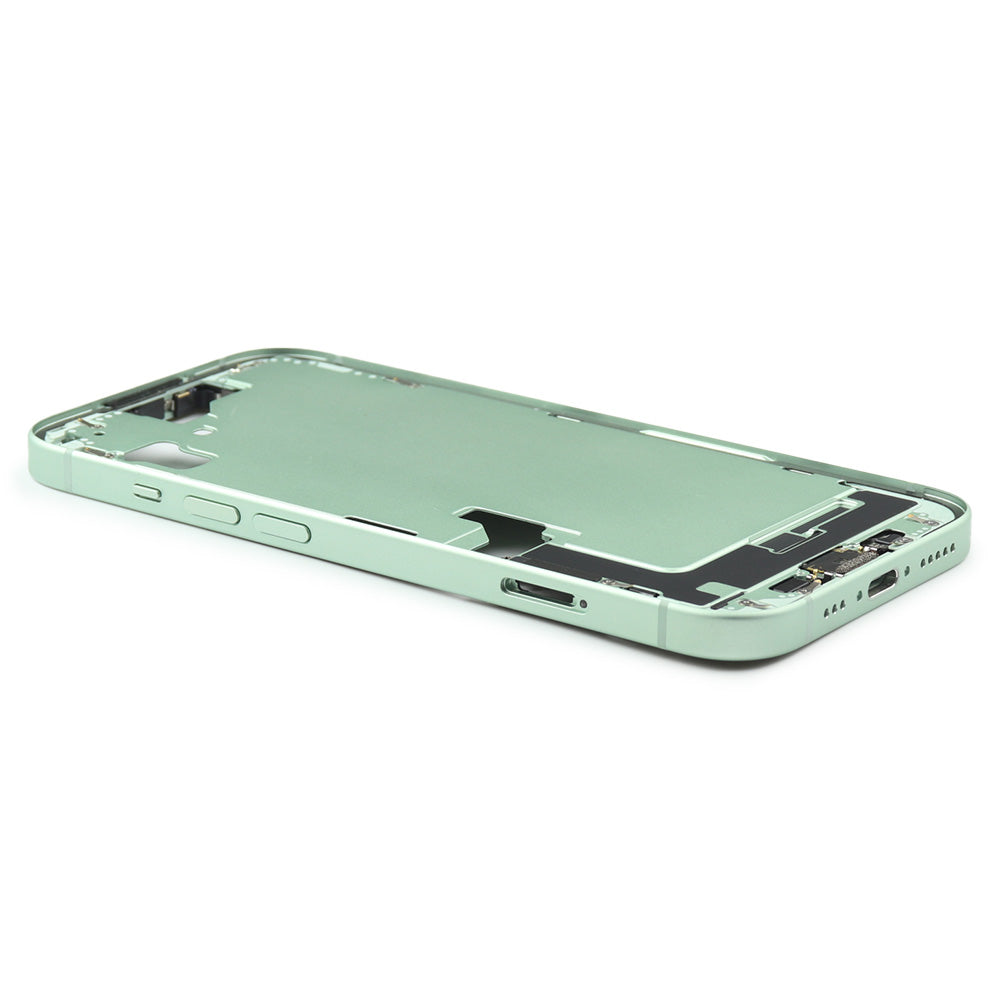 Middle Frame With Power And Volume Button för iPhone 15 (EU Version) Green Titanium Pulled