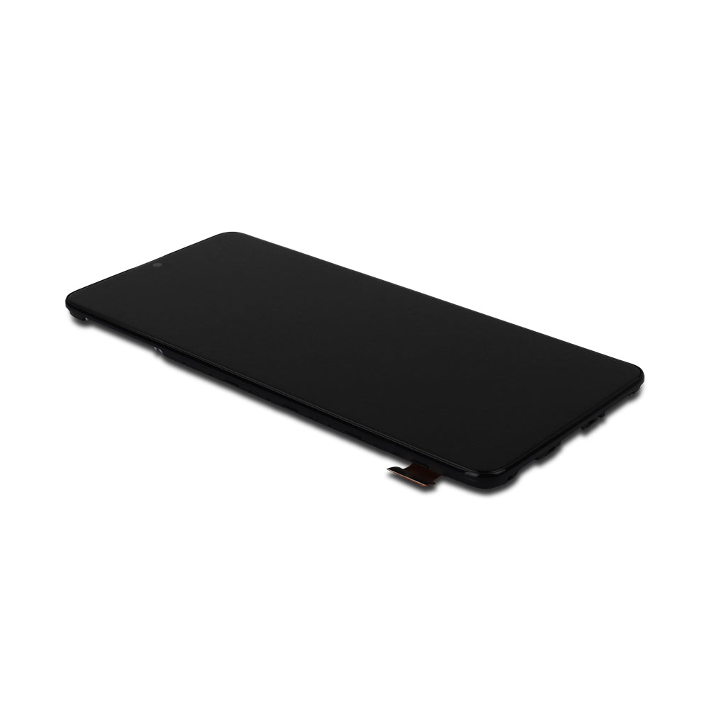 Skärm Complete With Housing för Samsung Galaxy A41 Black In-Cell