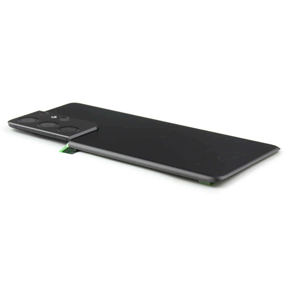Bakstycke för Samsung Galaxy S21 Ultra Phantom Black Service Pack