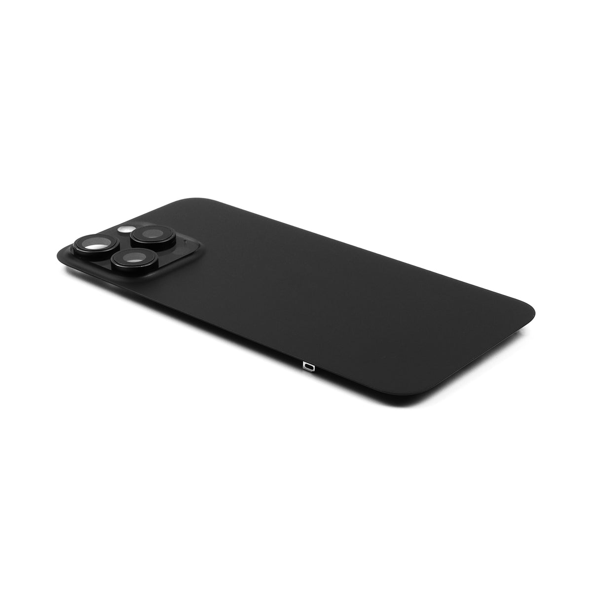 Bakstycke incl. Kameralins, Flash Light and Wireless Charging för iPhone 15 Pro Max Black Titanium Pulled C