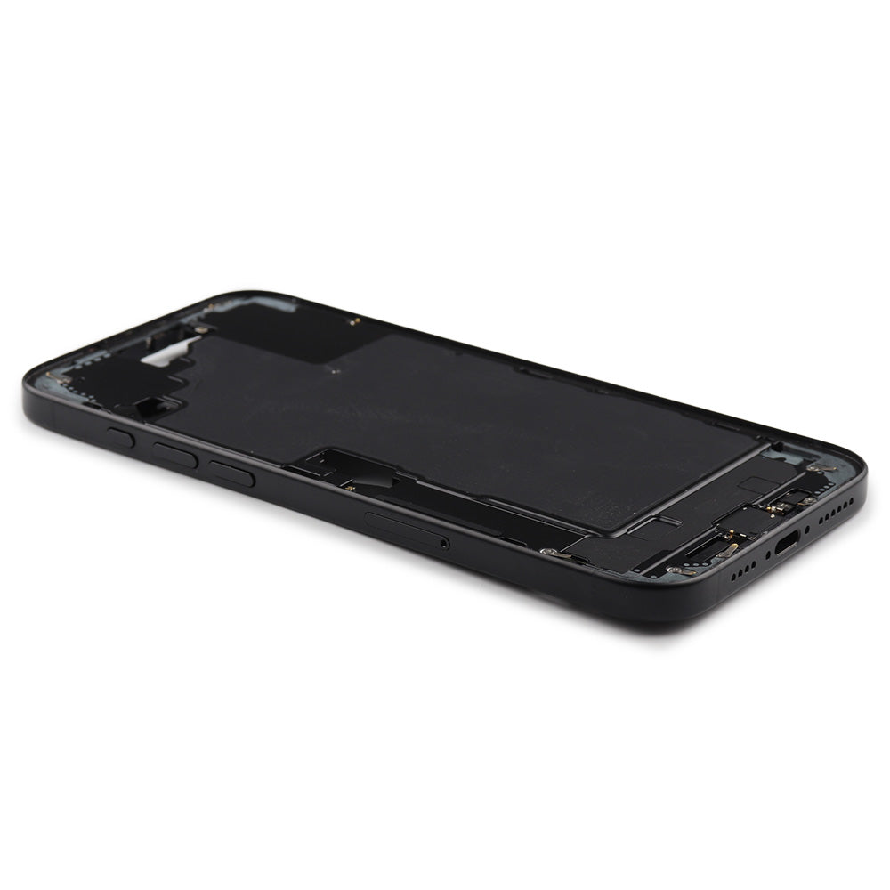 Middle Frame With Power And Volume Button för iPhone 16 Plus (EU Version) Black Pulled