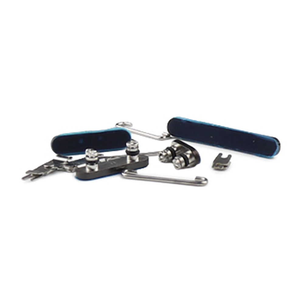 Housing Button Set (Power, Volume, Switch) för iPhone 15 Pro/ 15 Pro Max Black Titanium OEM-Equivalent