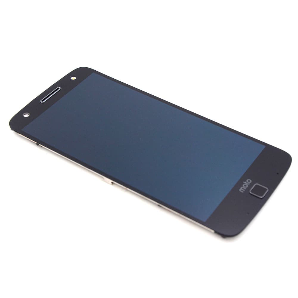 Skärm Complete with Housing för Motorola Moto Z Force Black OEM-Equivalent