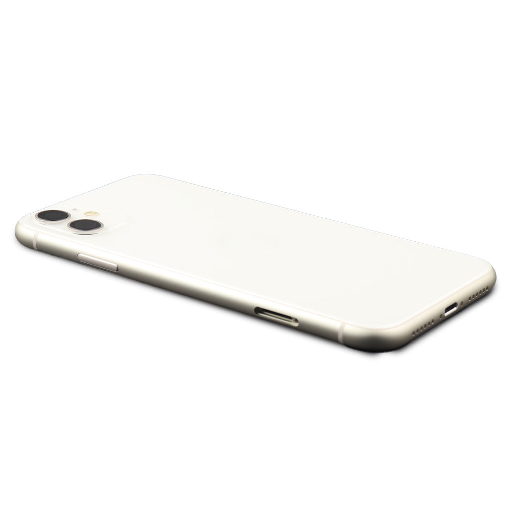 Rear Housing with small parts för iPhone 11 White Refurbished