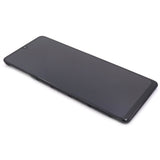 Skärm Complete with Housing för Samsung Galaxy A31 Black Service Pack