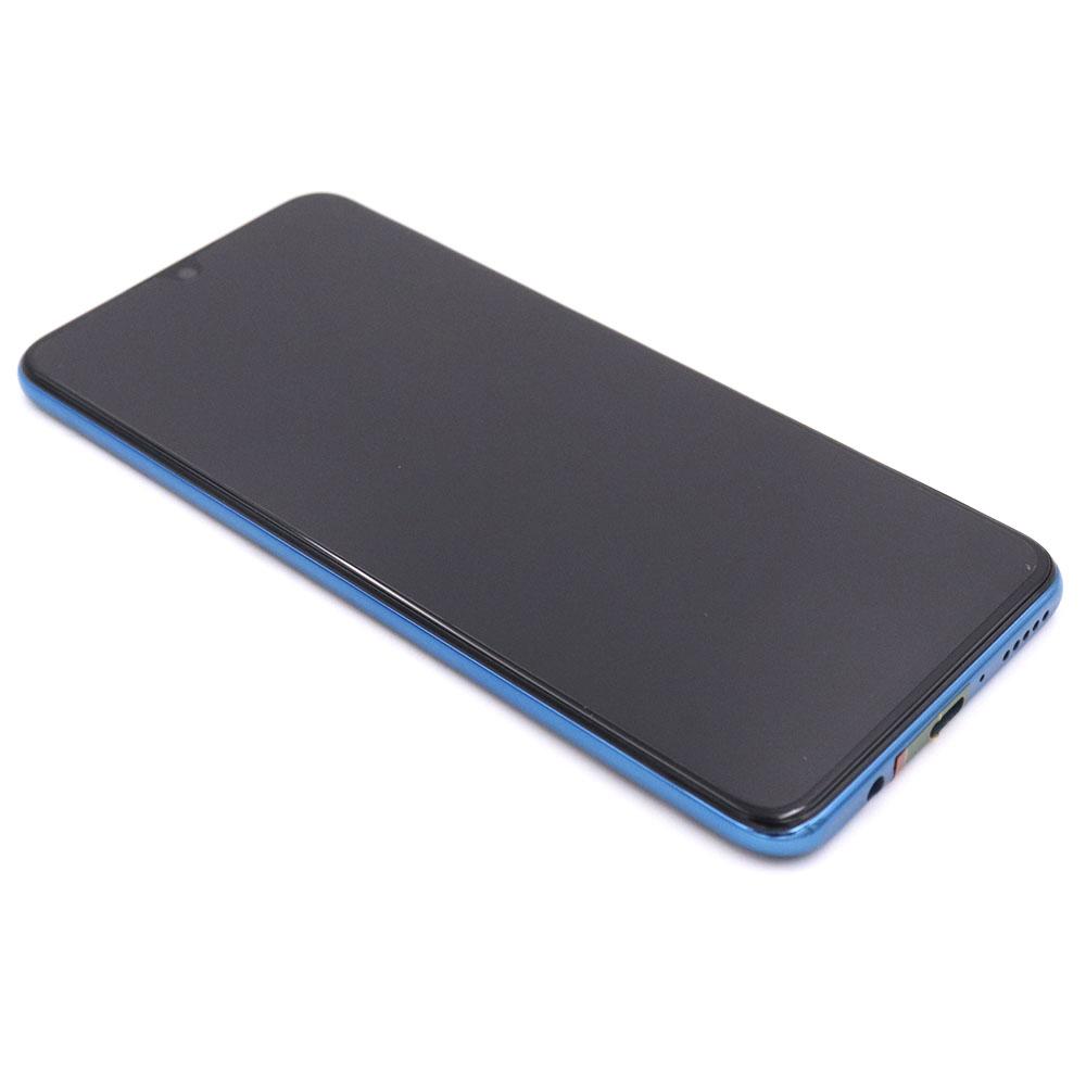 Skärm with Housing and Batteri för Huawei P30 Lite New Edition (24MP) (MAR-LX1M) Blue Service Pack