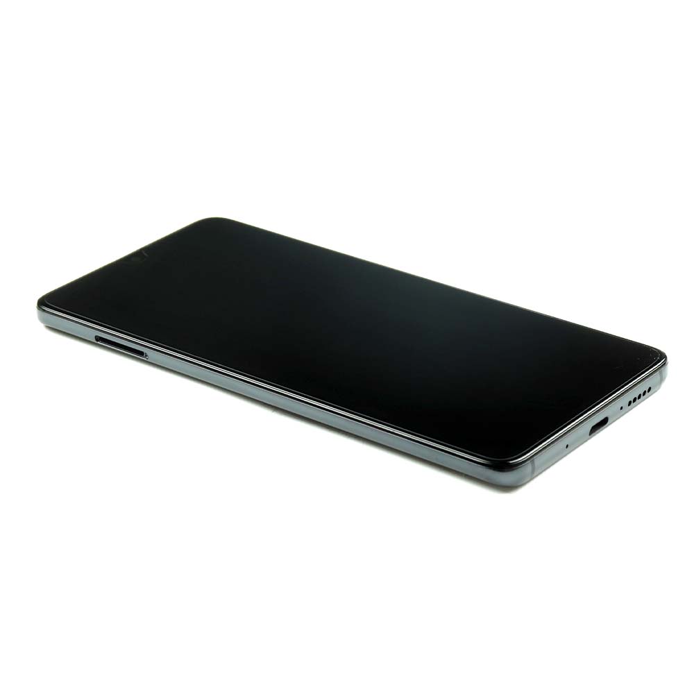 Skärm complete with housing and Batteri för Huawei Mate 20 Black Service Pack