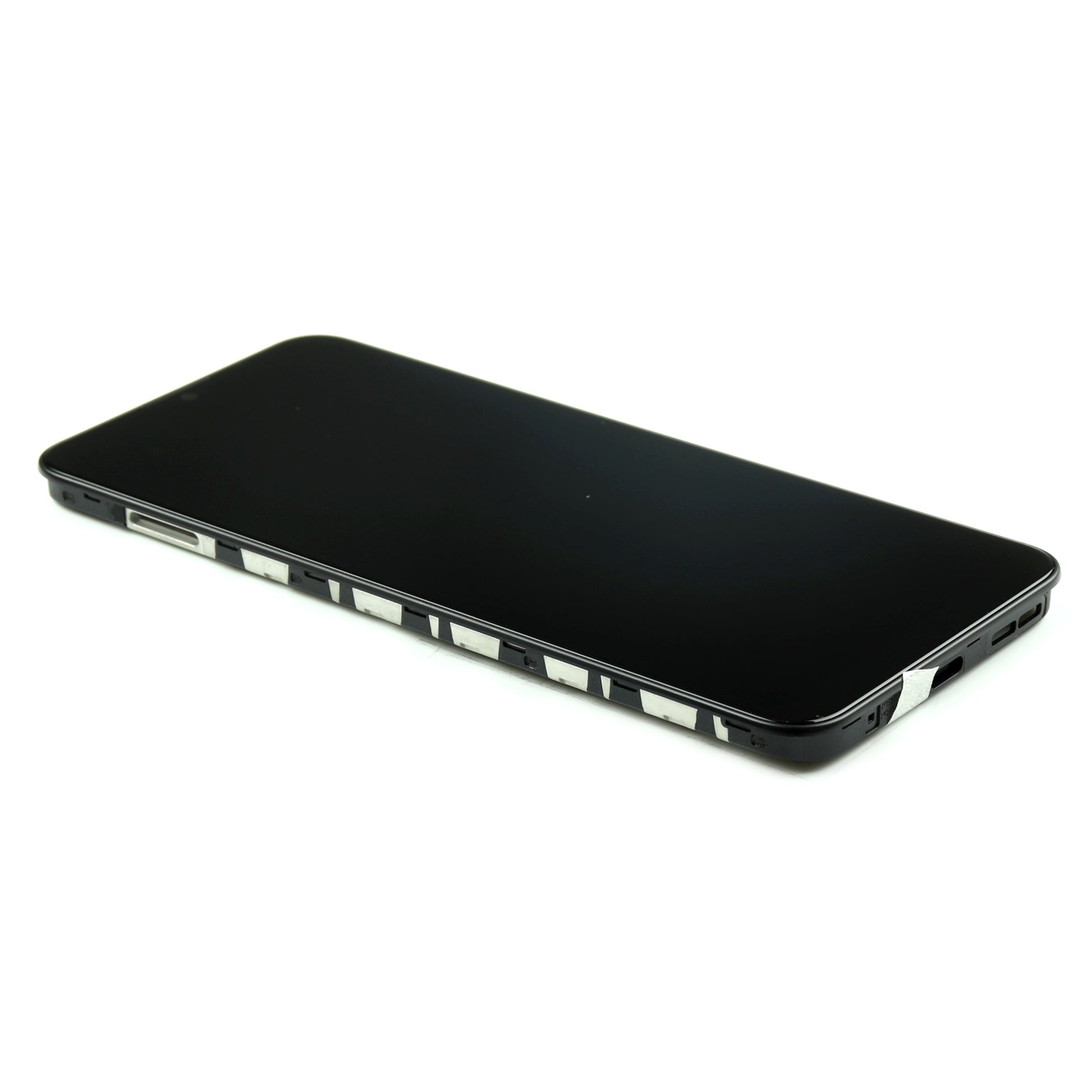 Skärm complete with housing för Motorola Moto G20 (XT2128) Black Service Pack