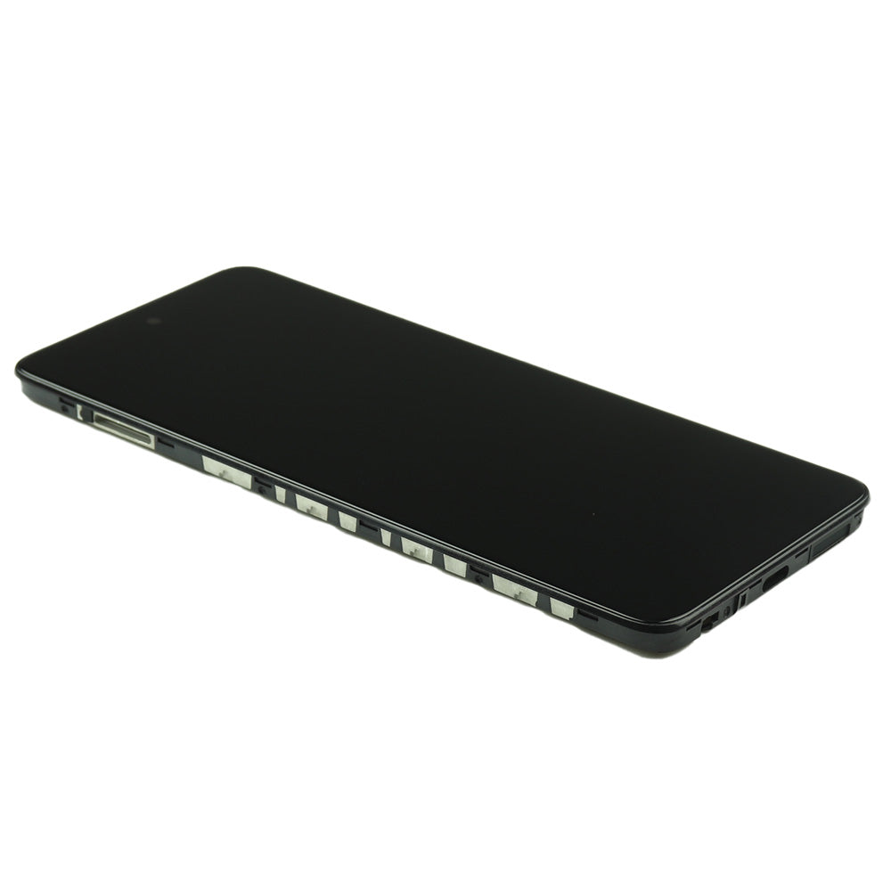 Skärm Complete with Housing för Motorola Moto G51 Black Service Pack