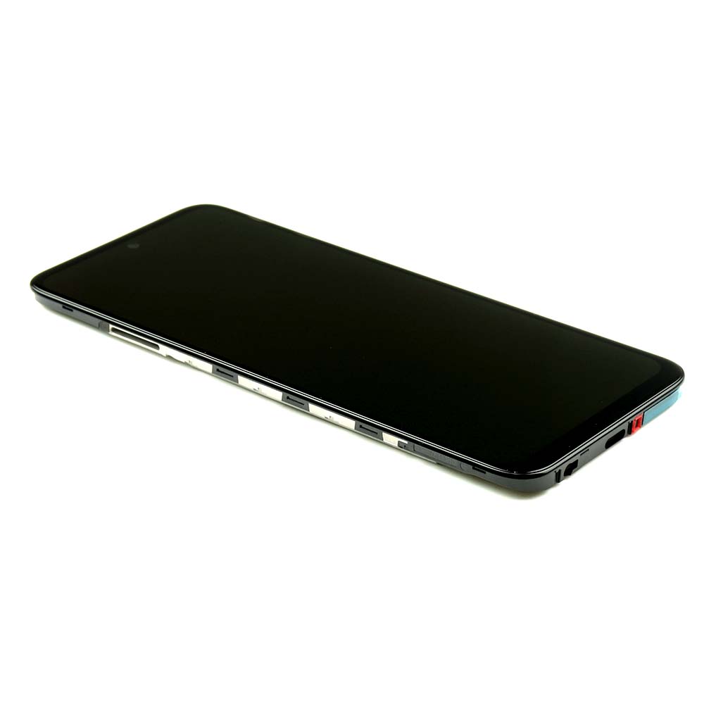 Skärm Complete with Housing för Motorola Moto G71 Black Service Pack
