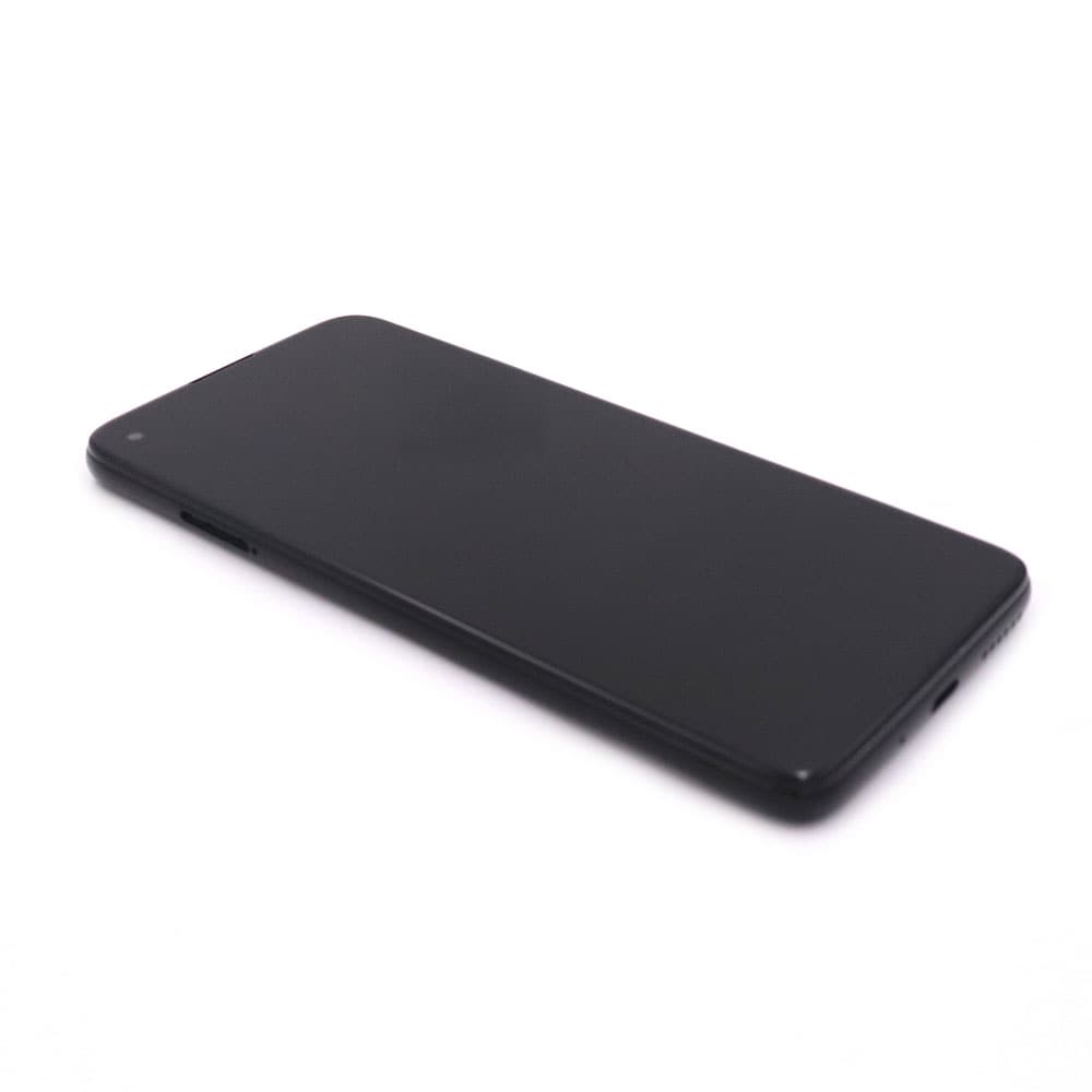 Skärm Complete with housing för Motorola Moto G8 Power Black Service Pack