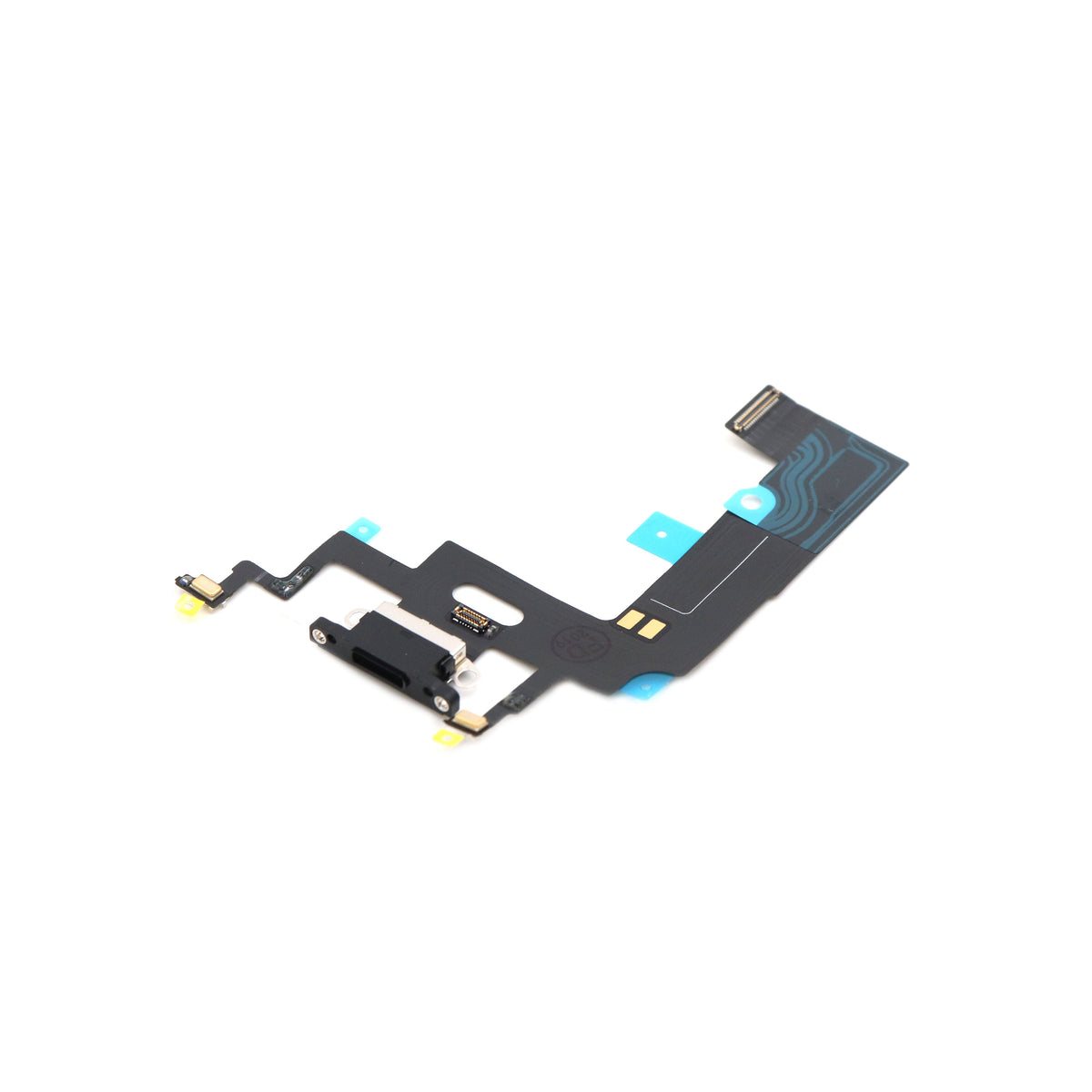 Laddkontakt för iPhone Xr Black Pulled