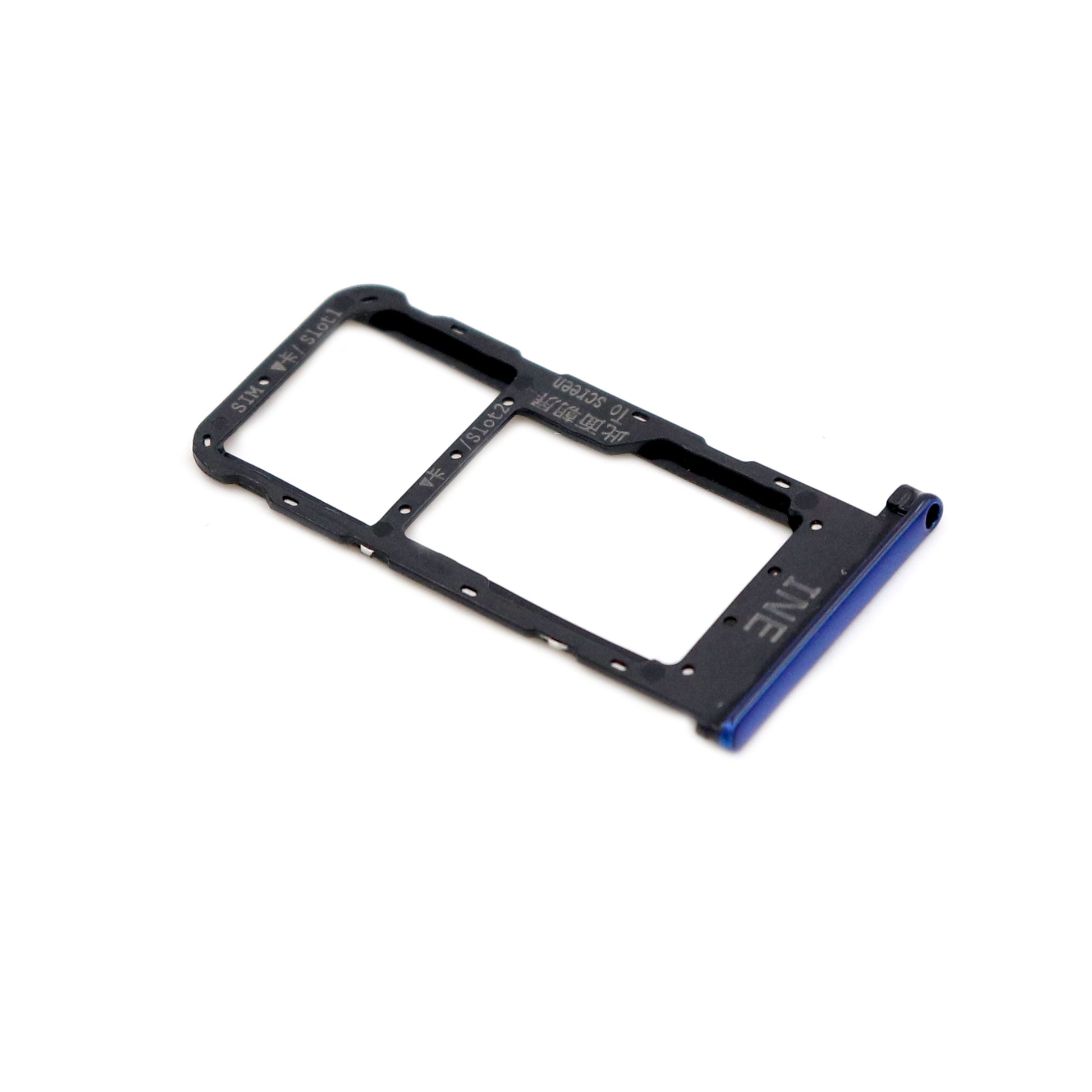 Nano Sim Card Tray för Huawei P Smart Plus Blue OEM-Equivalent