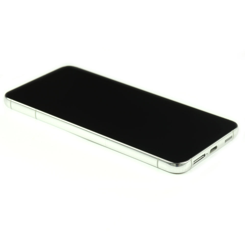 Skärm Complete with Housing för Samsung Galaxy S22 Plus (SM-S906B) White Service Pack
