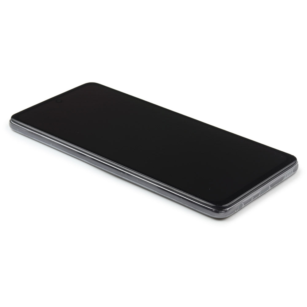 Skärm Complete with Housing för Samsung A52 4G/ 5G Black Oled Soft
