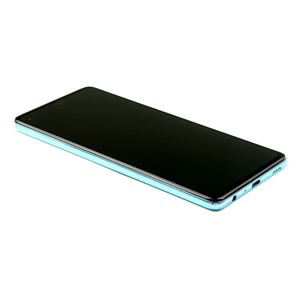 Skärm Complete with Housing för Samsung Galaxy A72 4G Blue Service Pack