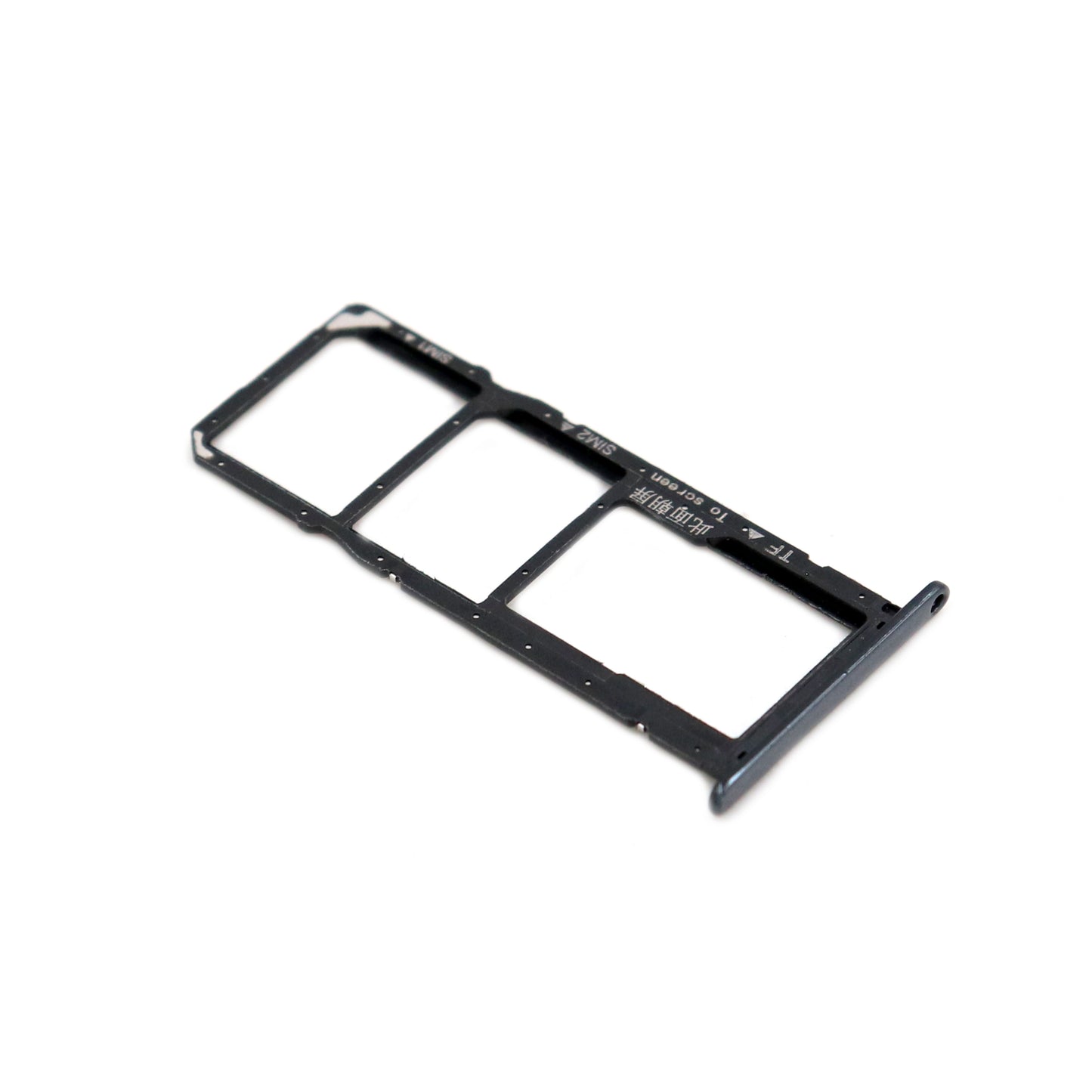 Nano Sim Card Tray för Huawei Y6 2018 Black OEM-Equivalent