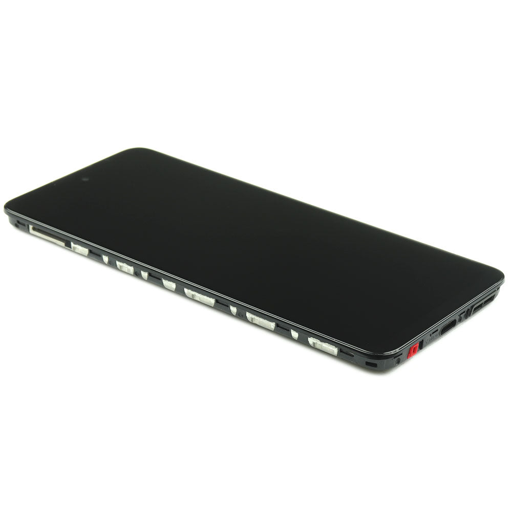 Skärm Complete With Housing för Motorola Moto G60s Black OEM-Equivalent