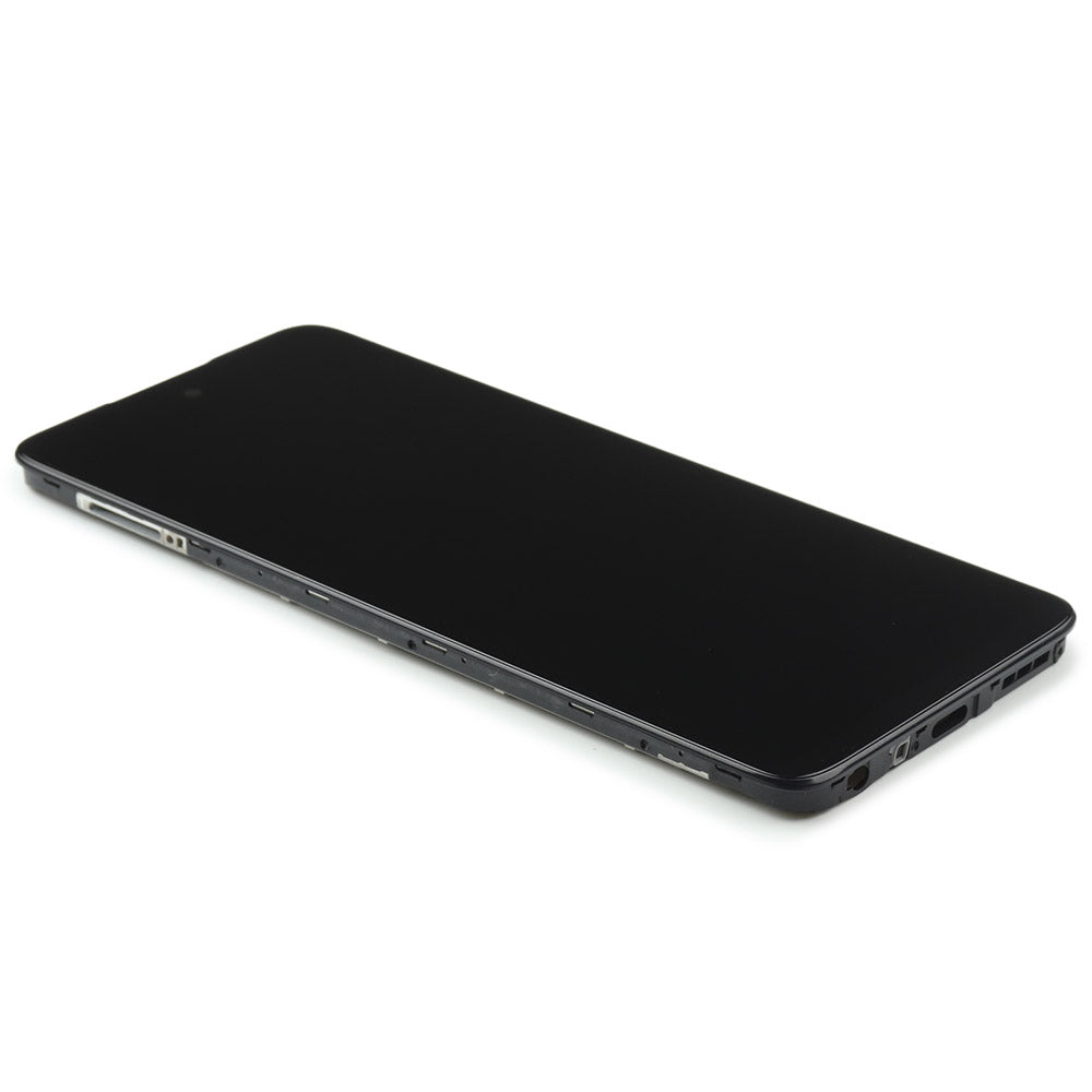 Skärm Complete with Housing för Motorola Moto G62 Black Service Pack