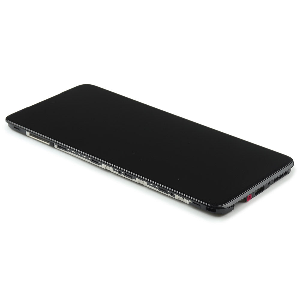 Skärm Complete with Housing för Motorola Moto G82 Black Service Pack