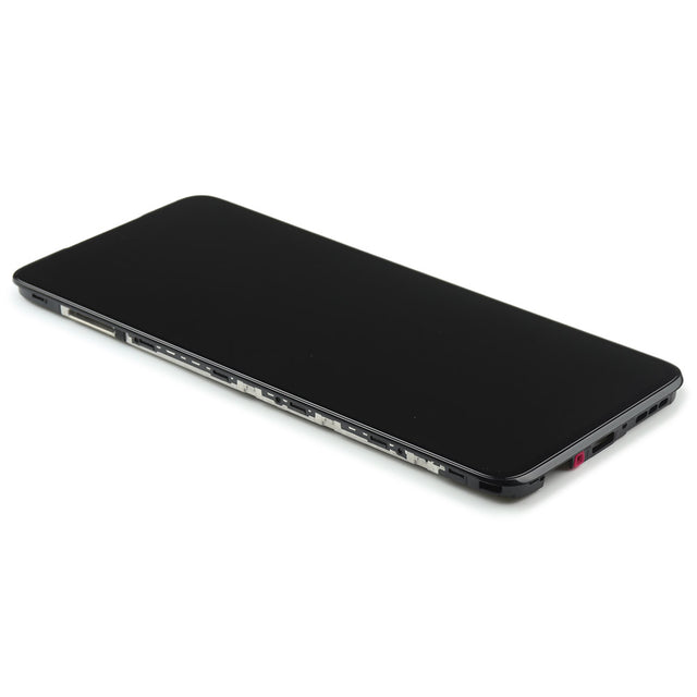 Skärm Complete with Housing för Motorola Moto G82 Svart Service Pack