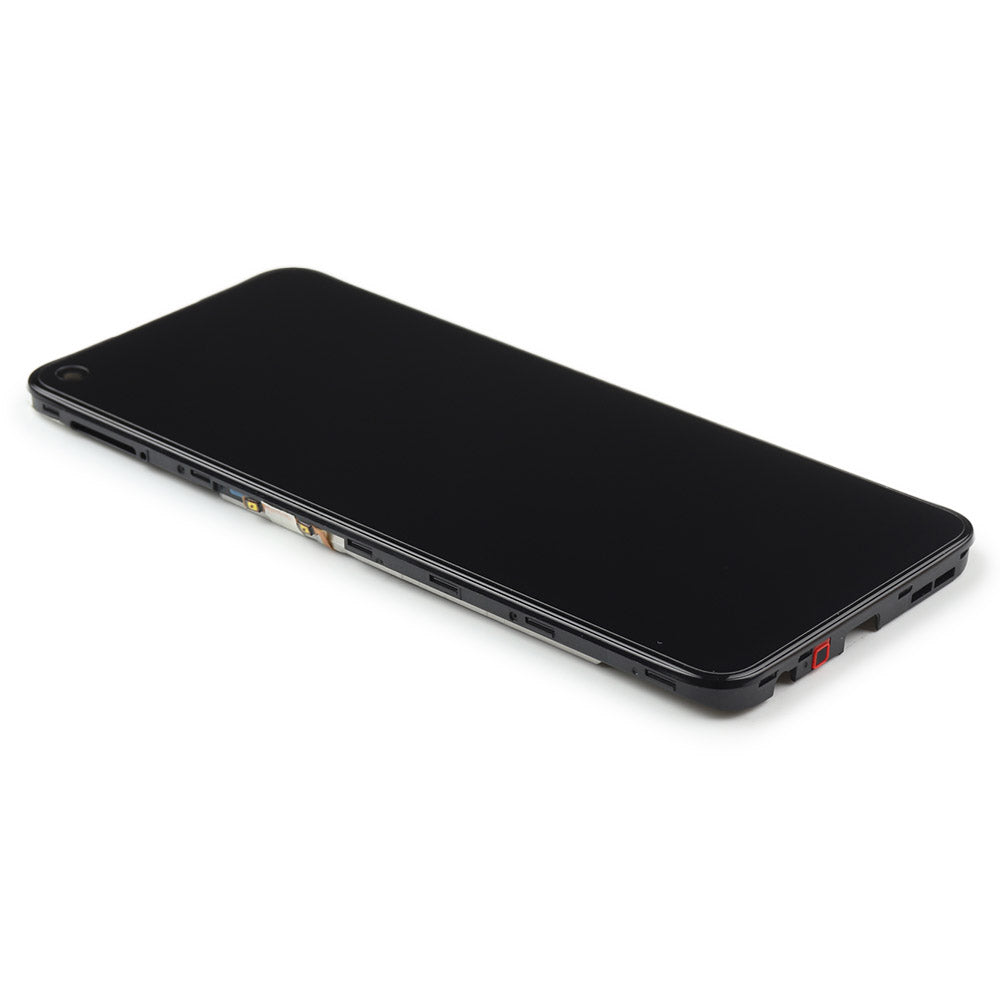 Skärm Complete with Housing för Realme 7 5G Black Service Pack