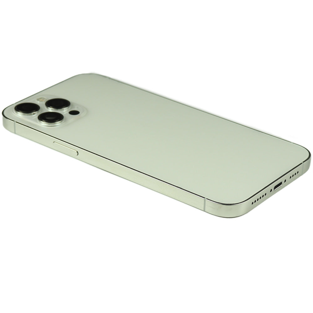 Rear Housing with small parts (US Version) för iPhone 12 Pro Max Silver Pulled