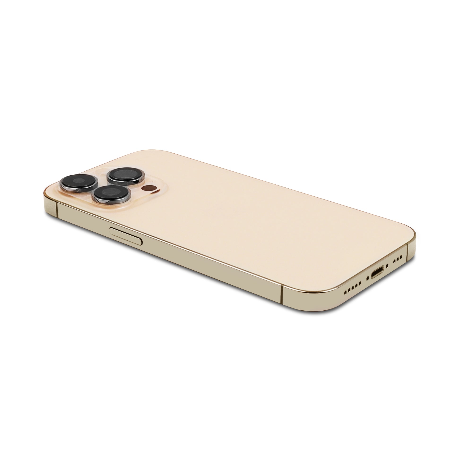 Rear Housing (EU Version) with small parts för iPhone 14 Pro Gold Pulled C
