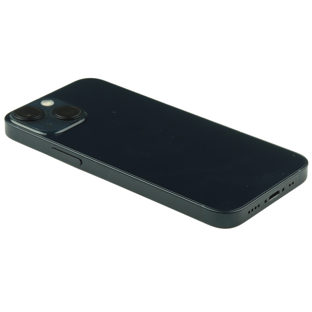 Rear Housing with small parts (US Version) för iPhone 13 Mini Black Pulled