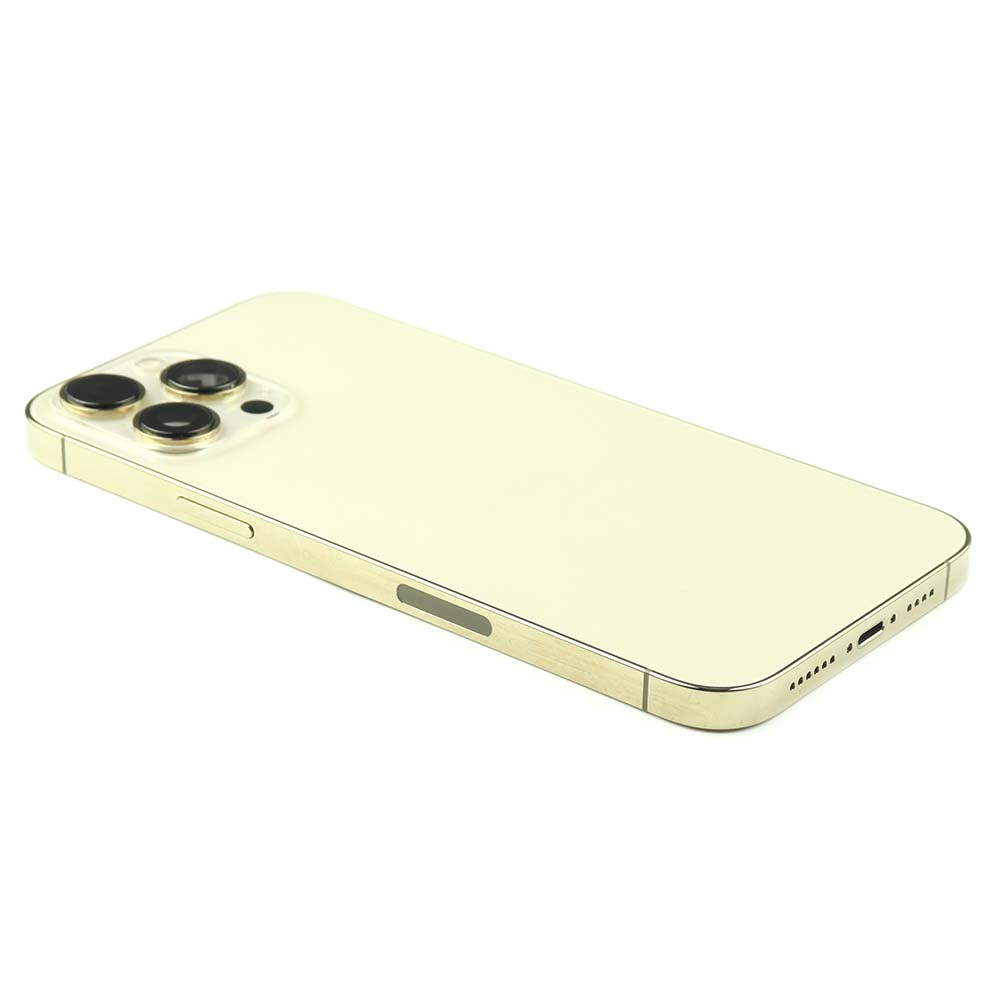 Rear Housing with small parts (US Version) för iPhone 13 Pro Max Gold Pulled