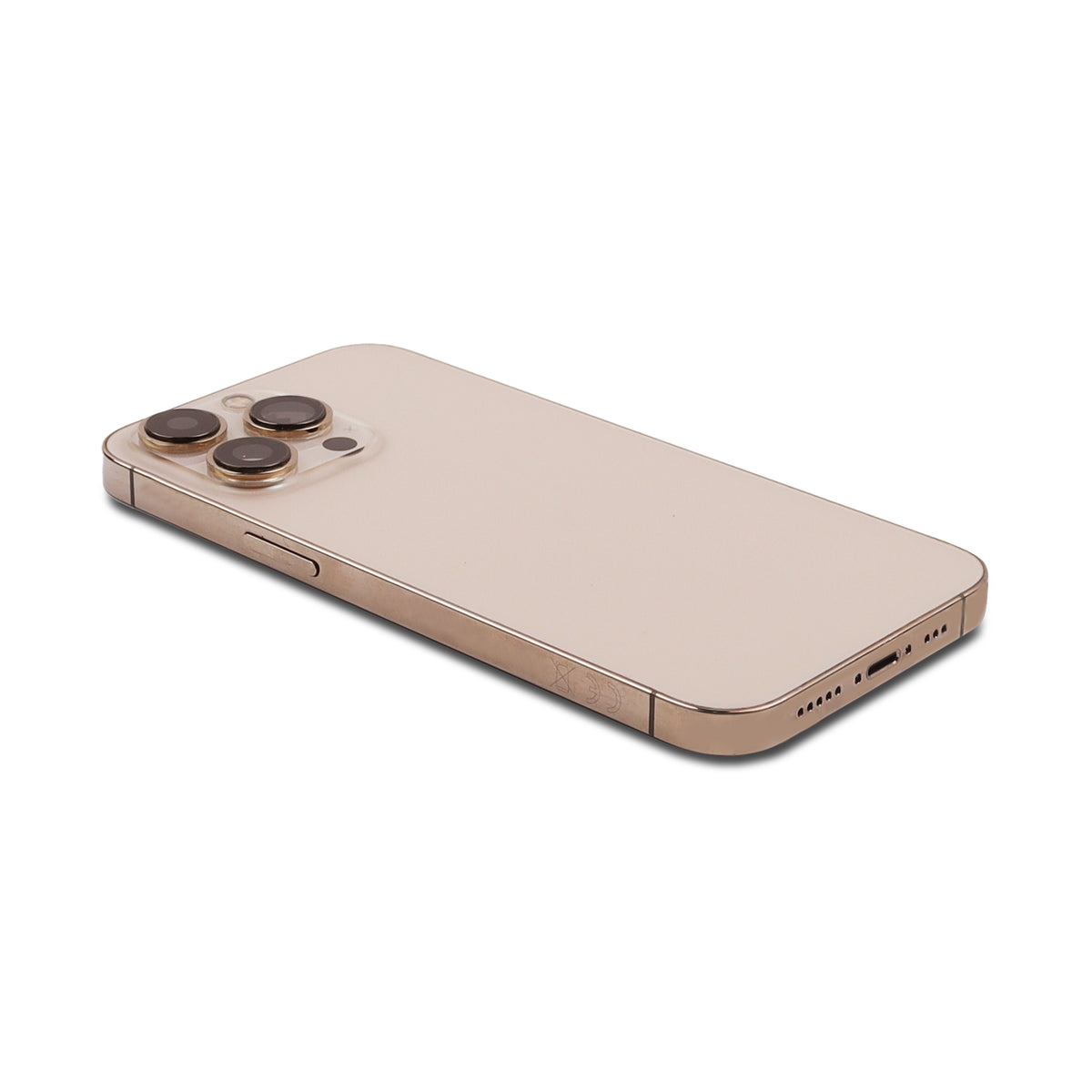Rear Housing with small parts (EU Version) för iPhone 13 Pro Gold Pulled C