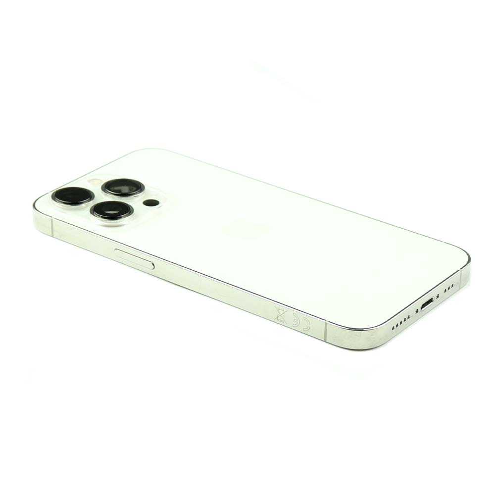 Rear Housing with small parts (US Version) för iPhone 13 Pro Silver Pulled
