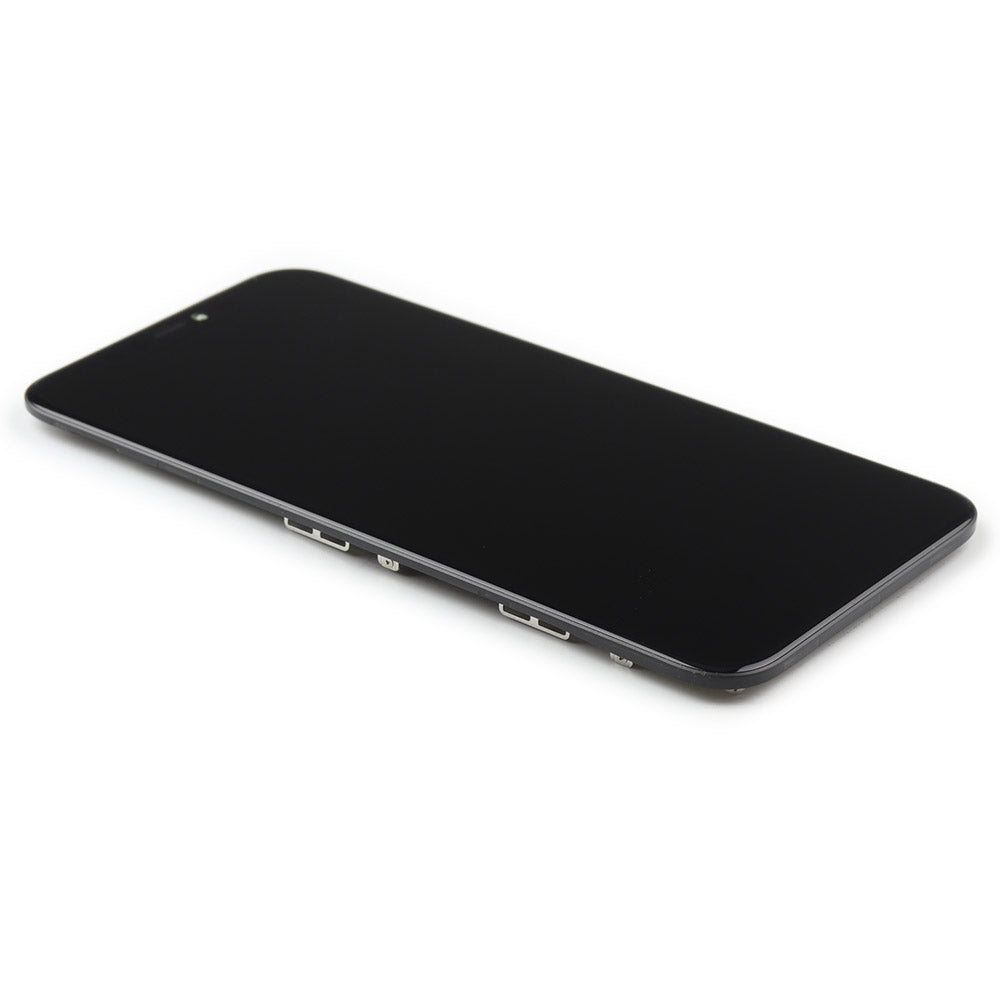 Skärm (Universal) (incl. Backplate) för iPhone 11 Black Pulled