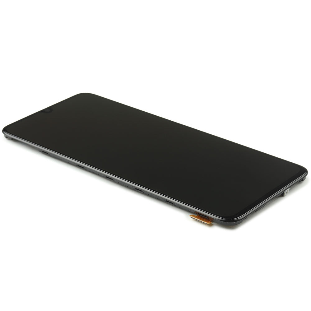Skärm Complete with Housing för Samsung Galaxy A70 (A705F) Black Service Pack