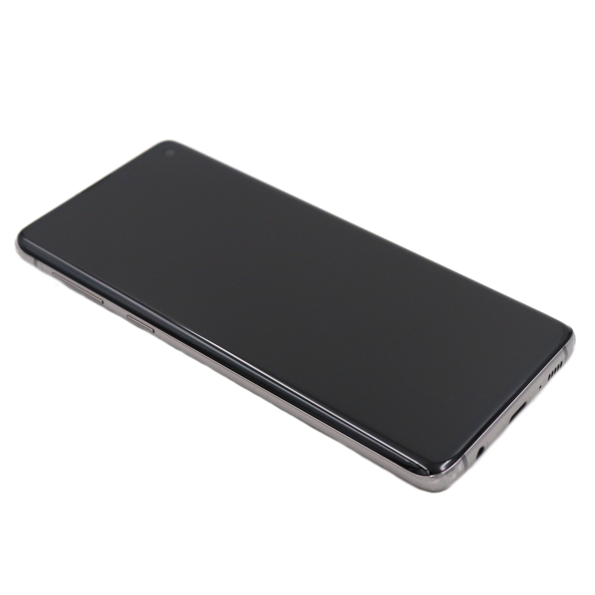 Skärm Complete with Housing för Samsung Galaxy S10 Black Service Pack
