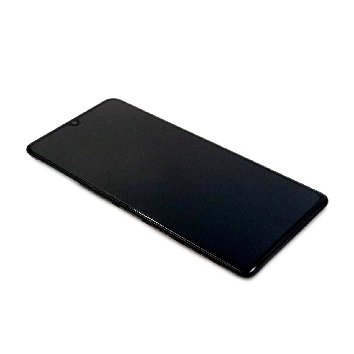 Skärm Complete with Housing för Samsung Galaxy A41 Black Service Pack