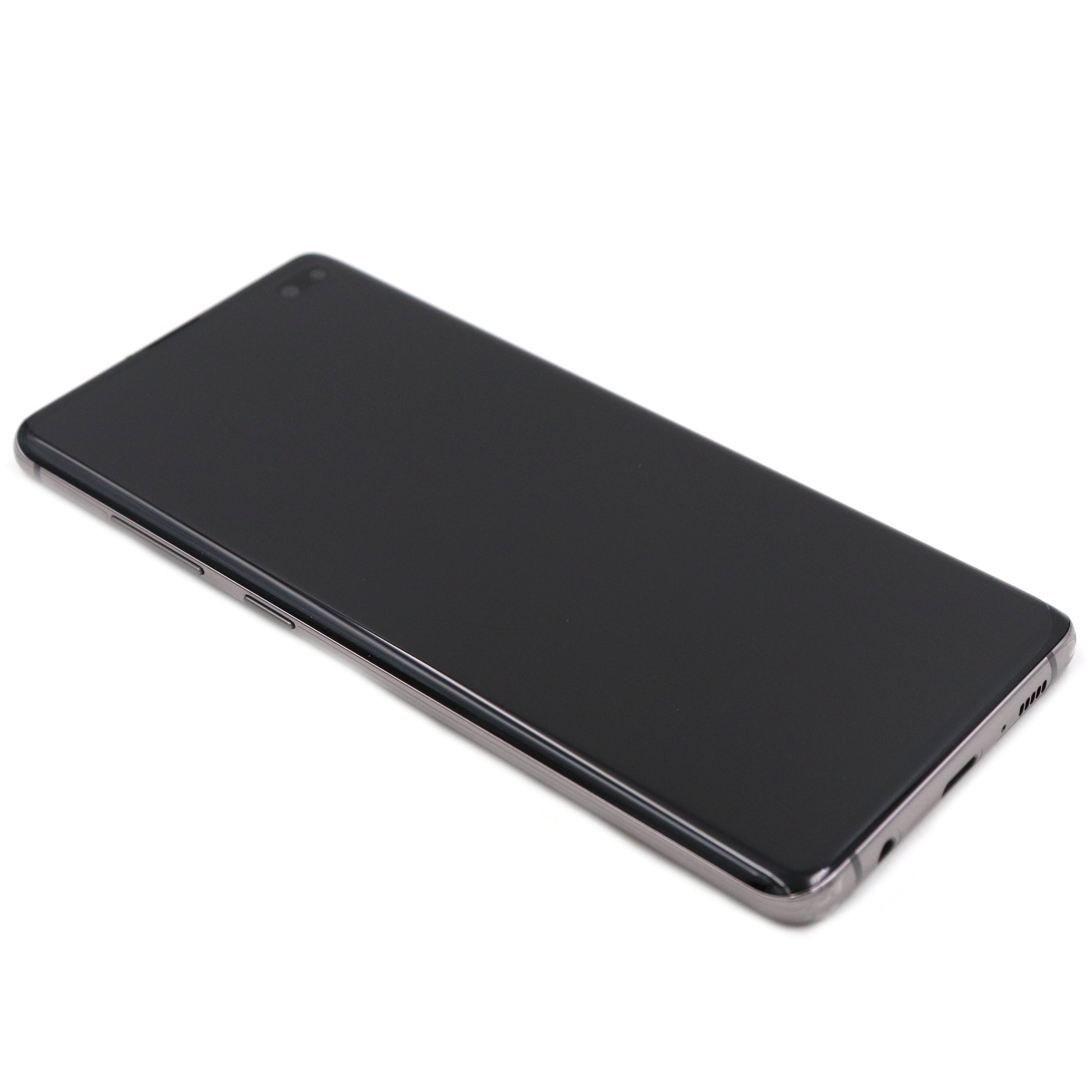Skärm Complete with Housing för Samsung Galaxy S10 Plus Black Service Pack