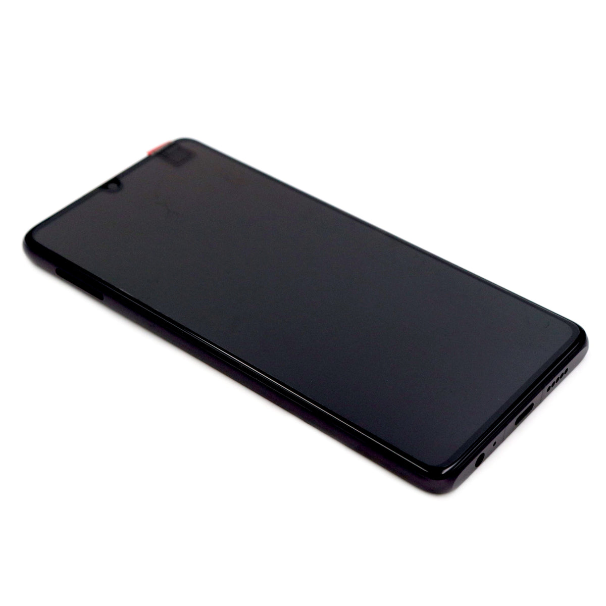 Skärm Complete with Housing and Batteri för Huawei P30 Black Service Pack