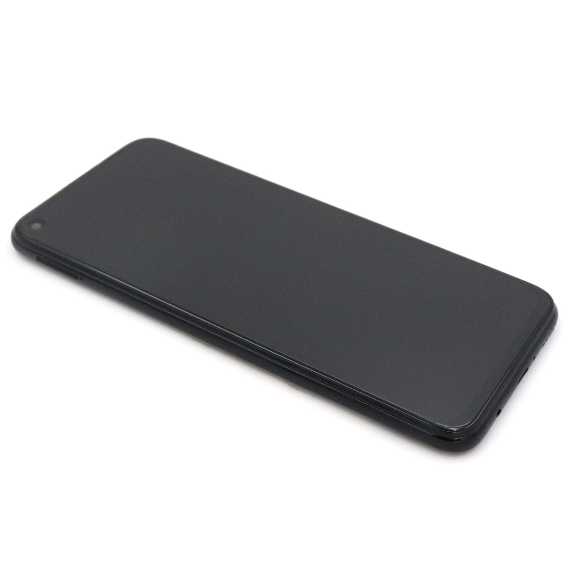 Skärm Complete with Housing and Batteri för Huawei P40 Lite Black Service Pack