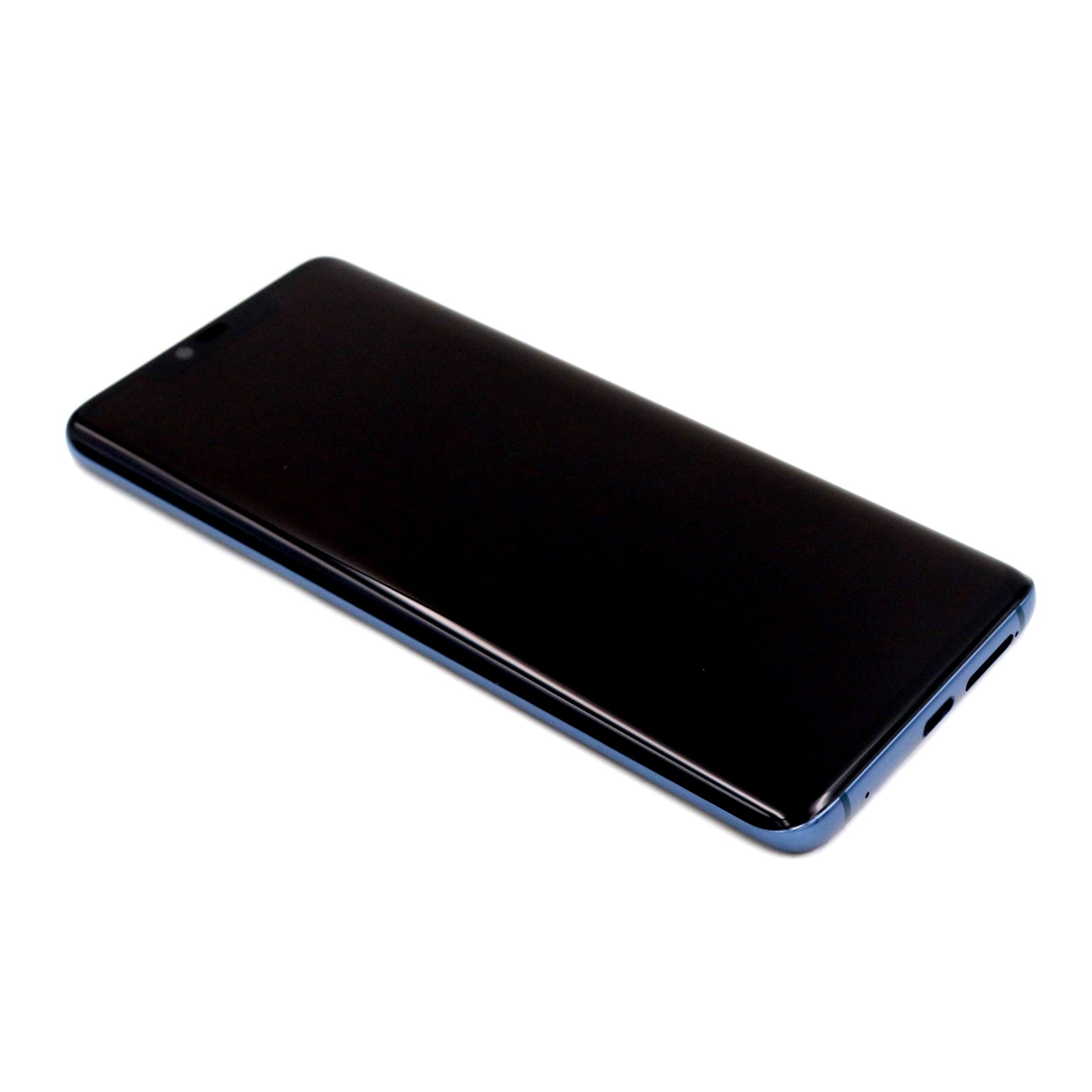 Skärm Complete with Housing and Batteri för Huawei Mate 20 Pro Blue Service Pack